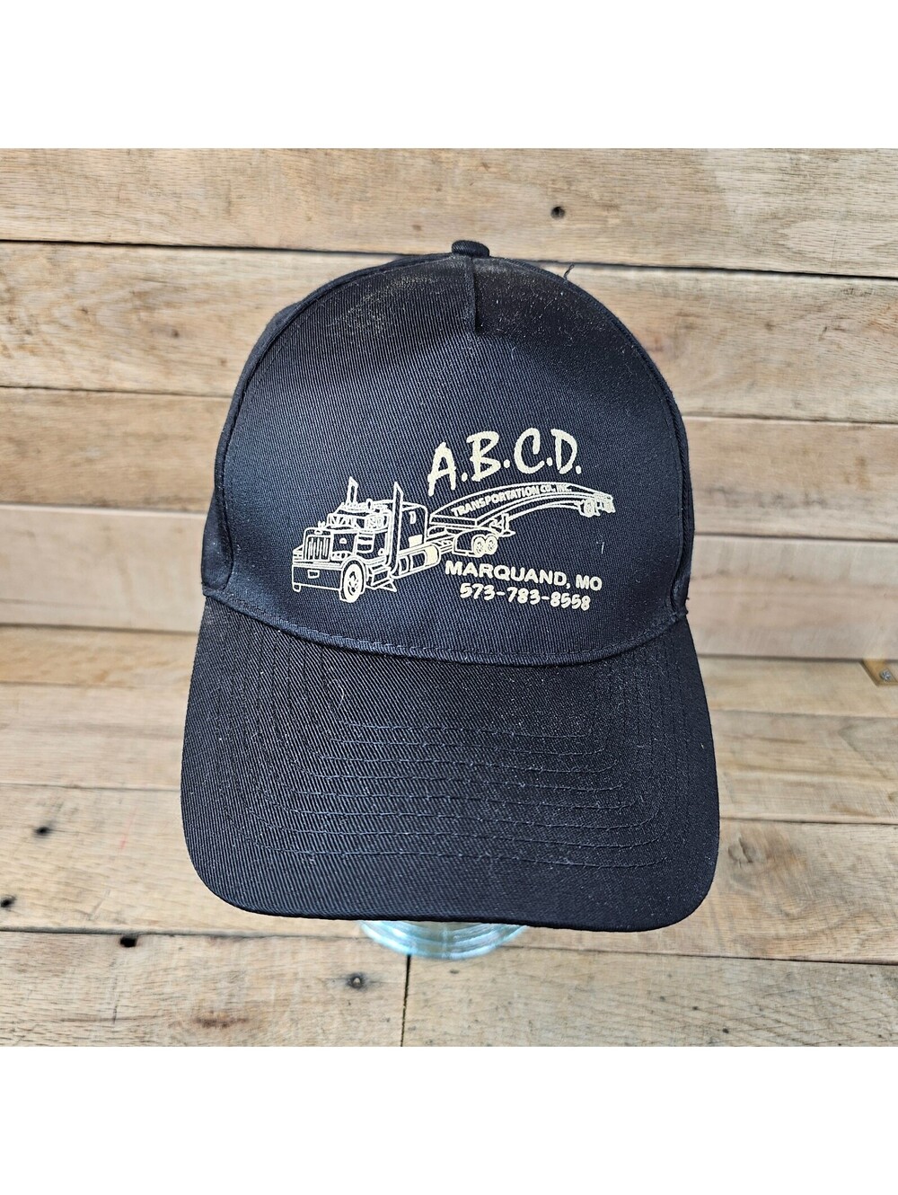Vintage ABCD Transportation Marquand MO Nissin Snapback Trucker Hat
